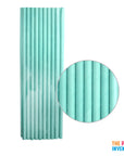 Plain Aqua Paper Straws