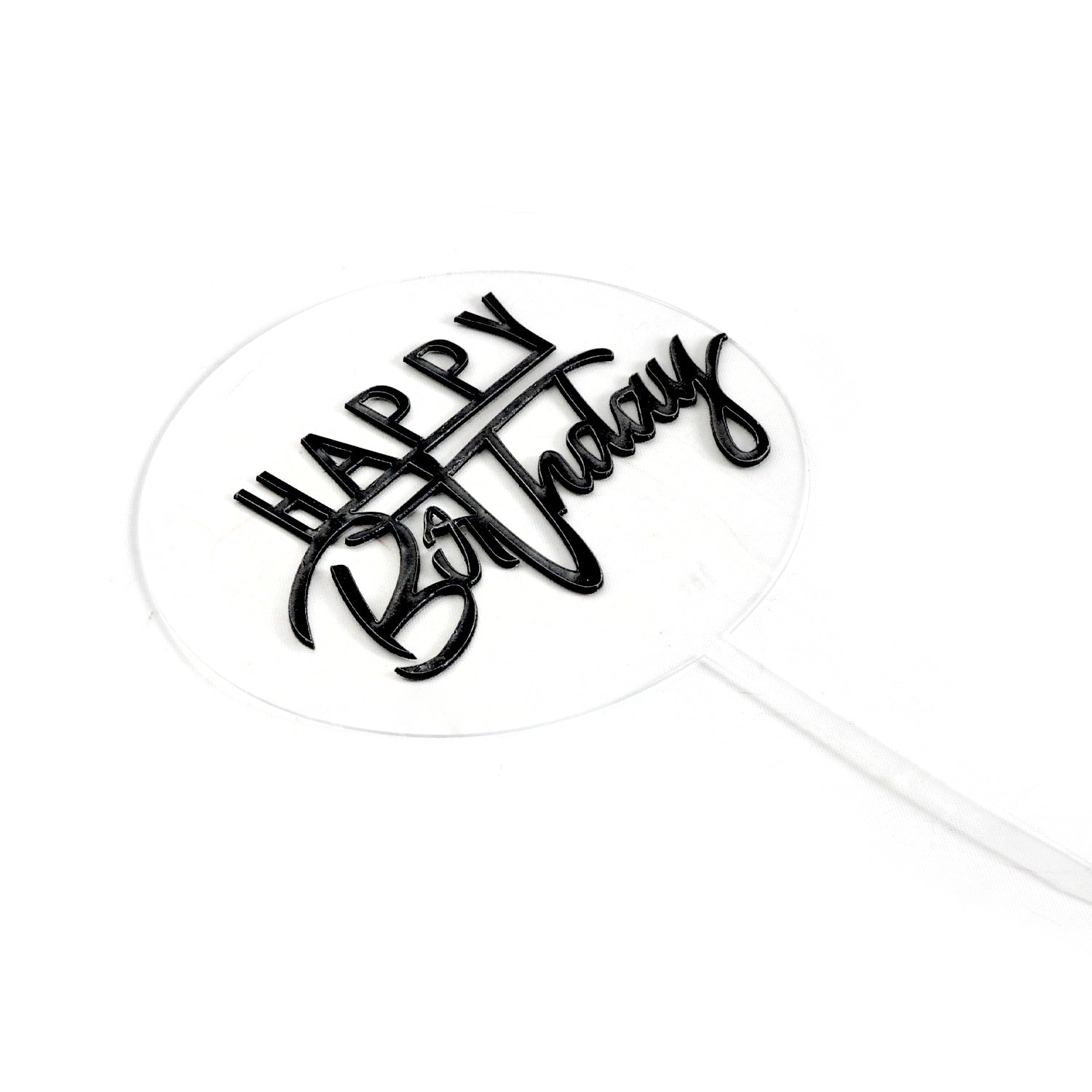 3D Happy Birthday Cake Topper