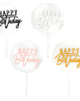 3D Happy Birthday Cake Topper