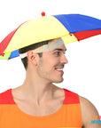 Rainbow Umbrella Hat