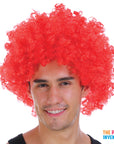 Mens Afro Wig (Red)