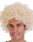 Mens Afro Wig (Blonde)