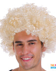 Mens Afro Wig (Blonde)