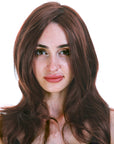 Brown Wavy Layered Wig