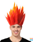Flame Fire Wig