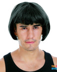 Mens Fringe Wig (Black)