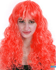 Curly Wig with Fringe (Red)