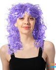 Purple Curly Wig