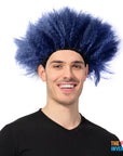 Blue Explosion Wig