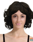 Curly Bob Wig (Black)