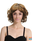 Curly Bob Wig (Brown)