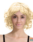 Curly Bob Wig (Blonde)