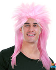 Light Pink Spiky Punk Rock Wig