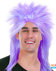 Purple Spiky Punk Rock Wig