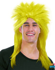 Yellow Spiky Punk Rock Wig