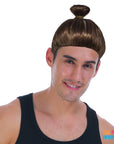Mens Man Bun Wig