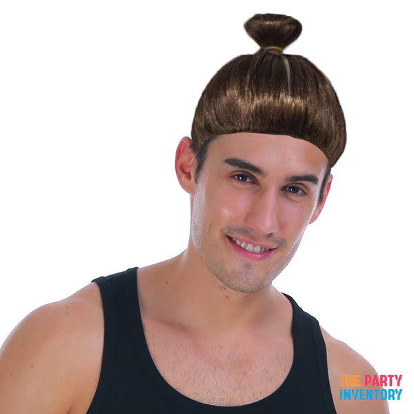 Mens Man Bun Wig