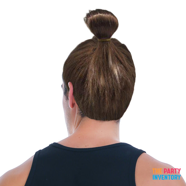 Mens Man Bun Wig The Party Inventory