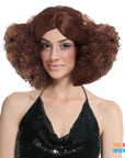 70s Disco Wig (Brown)