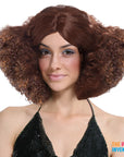 70s Disco Wig (Brown)