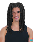 Mens Rastas Dreadlocks Wig (Black)