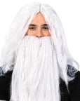 Frizzy Wizard Wig & Beard Set