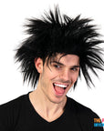 Spiky Rockstar Wig (Black)