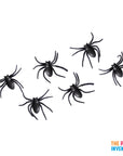 Plastic Spider (6pcs)
