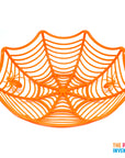 Orange Spider Web Basket