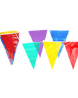 Plastic Bunting Flags (Multicolour)