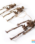 Deluxe Skeleton Decoration Garland 4pk