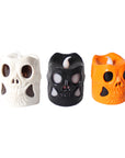 Halloween Skull Candle Lights (4pk)