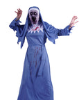 Adult Scary Blue Nun Costume