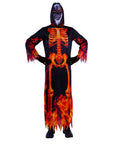 Adult Fire Skeleton Costume