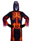 Adult Fire Skeleton Costume