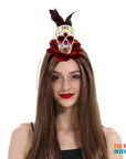 Day of the Dead Sugar Skull Headband (Red)