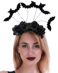 Bats and Roses Headband
