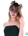 Spider Veiled Hair Clip