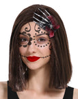 Day of the Dead Skeleton Hand Lace Hair Clip