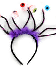 Purple Scary Eyeball Headband