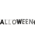 Halloween Banner Black and White