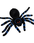 Large Flocked Spider with Blue Banding