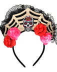 Day of the dead Floral Headband