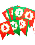 Merry Christmas Banner (Bunting Flags)