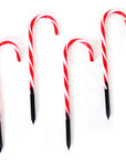Christmas Candy Cane Garden Stake (Red)