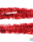 Medium Christmas Tinsel (Red)