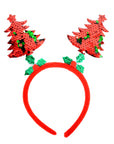 Sequin Christmas Tree Headband
