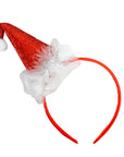 Glitter Santa Hat Headband