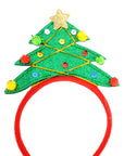 Glitter Christmas Tree Headband