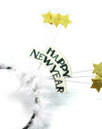 Happy New Year Gold Star Headband